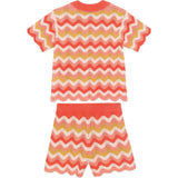 BONTON Ninon Knit Shorts Set - Rose Amor