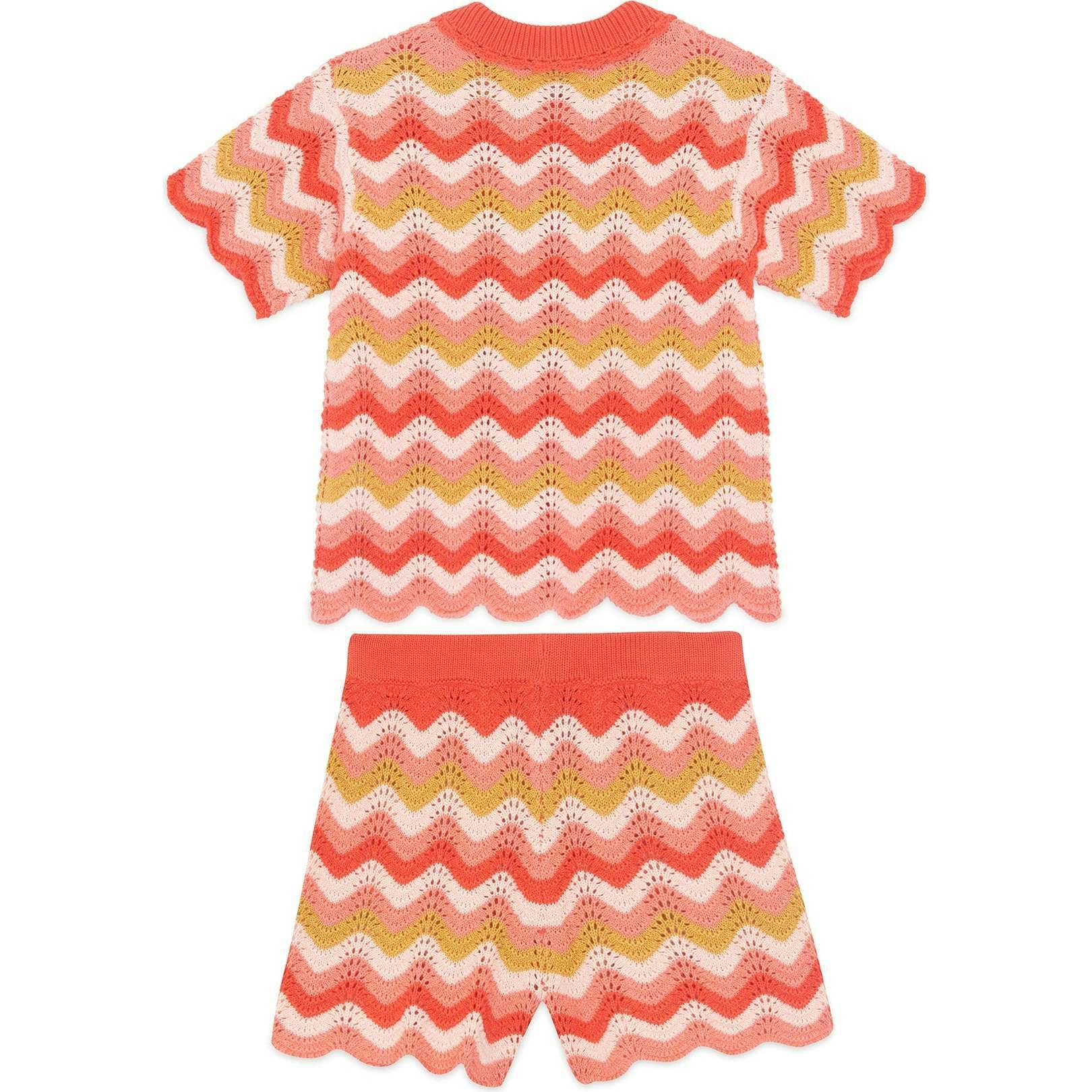 BONTON Ninon Knit Shorts Set - Rose Amor