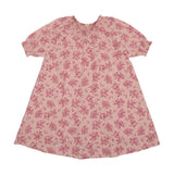 Smocked Floral Short Sleeve Dress