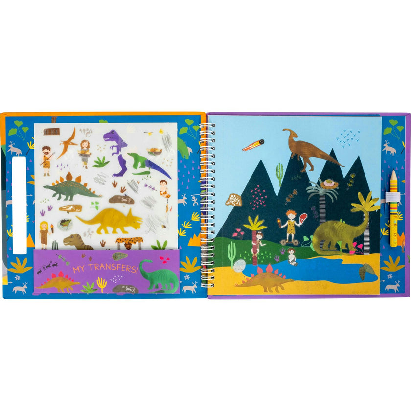 Transfer Fun Book  - Dinosaur