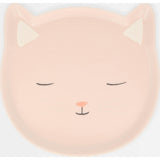 Reusable Pink Cat Plate