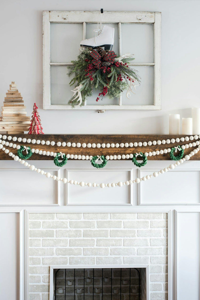 White Wreath Garland