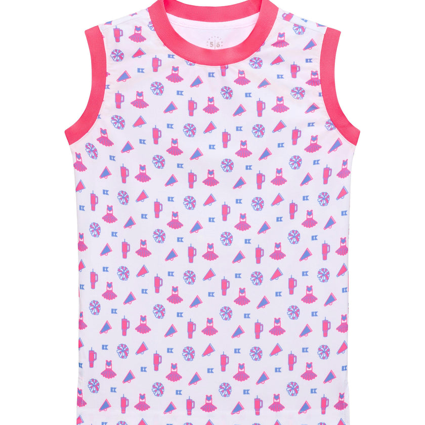 tutu print muscle tank