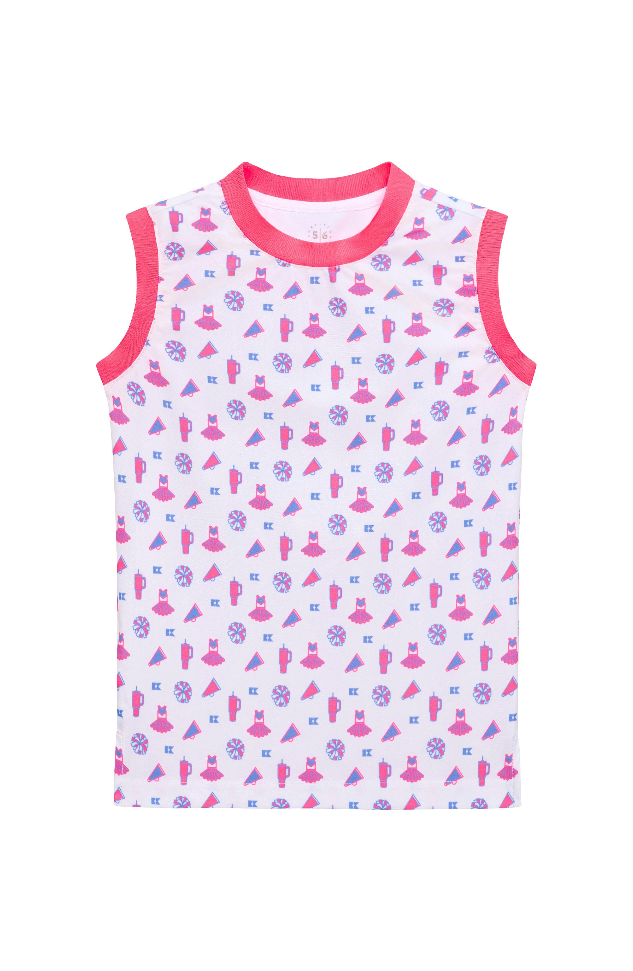 tutu print muscle tank