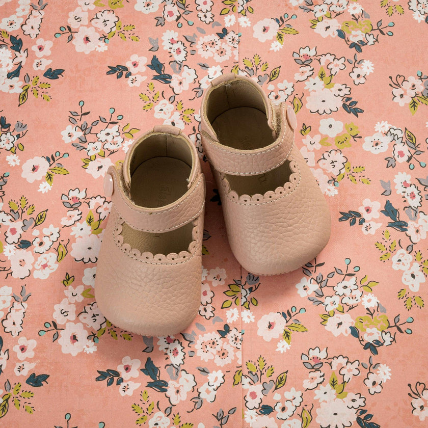 Baby Mary Jane | Pink Leather