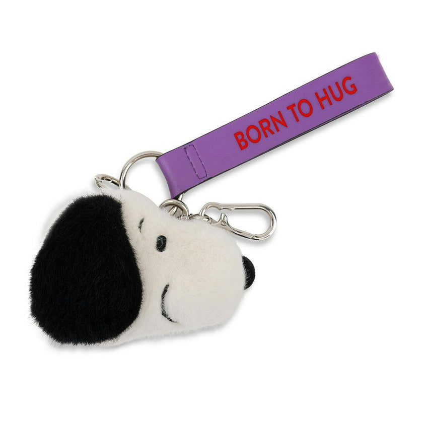 Bag Charm Plush PEANUTS SNOOPY FUZZY ECO Cream 3"