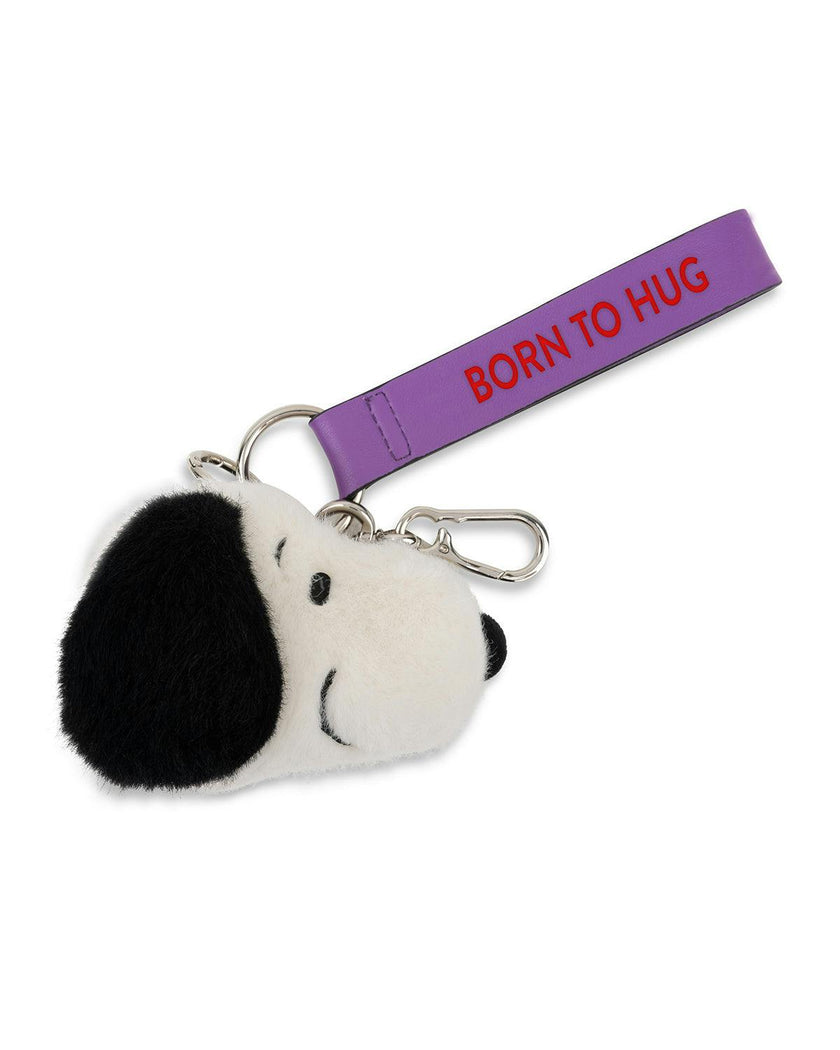 Bag Charm Plush PEANUTS SNOOPY FUZZY ECO Cream 3"