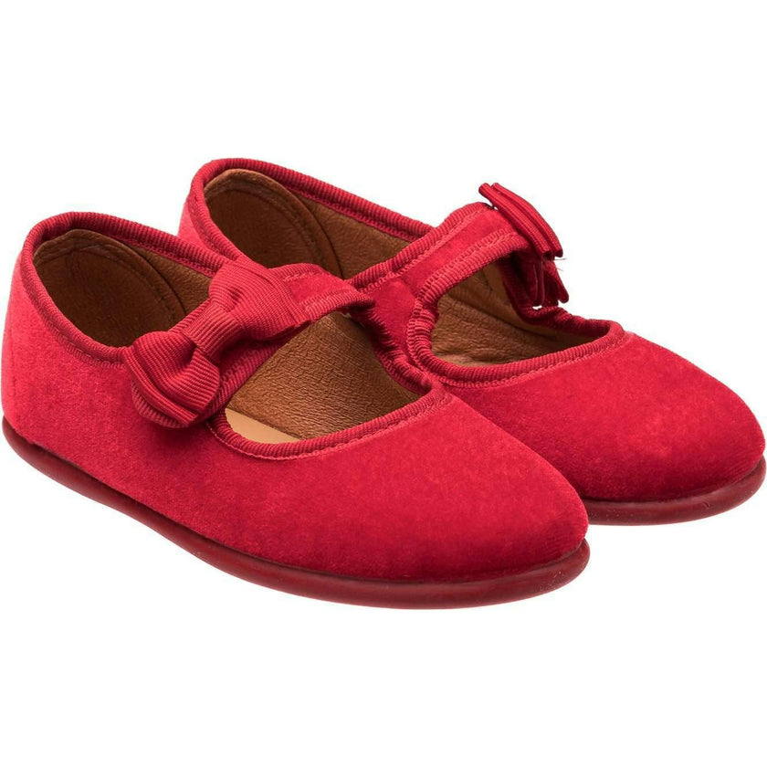 Velvet Bow Mary Jane