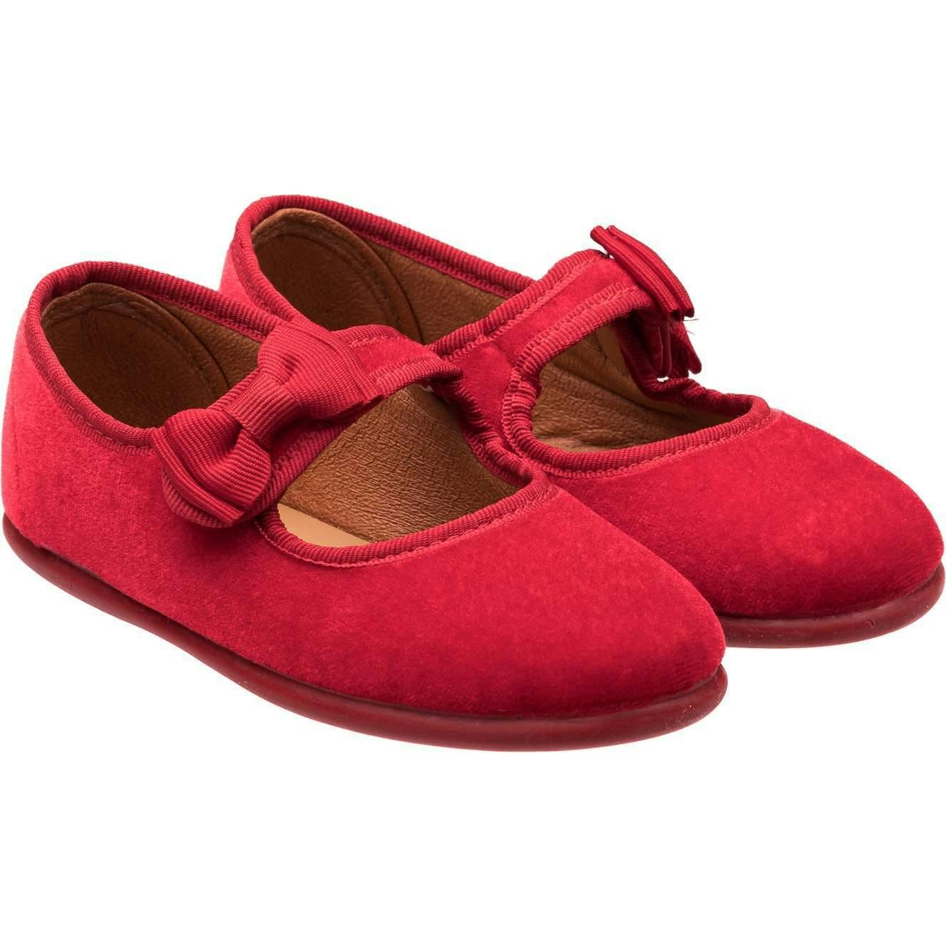 Velvet Bow Mary Jane