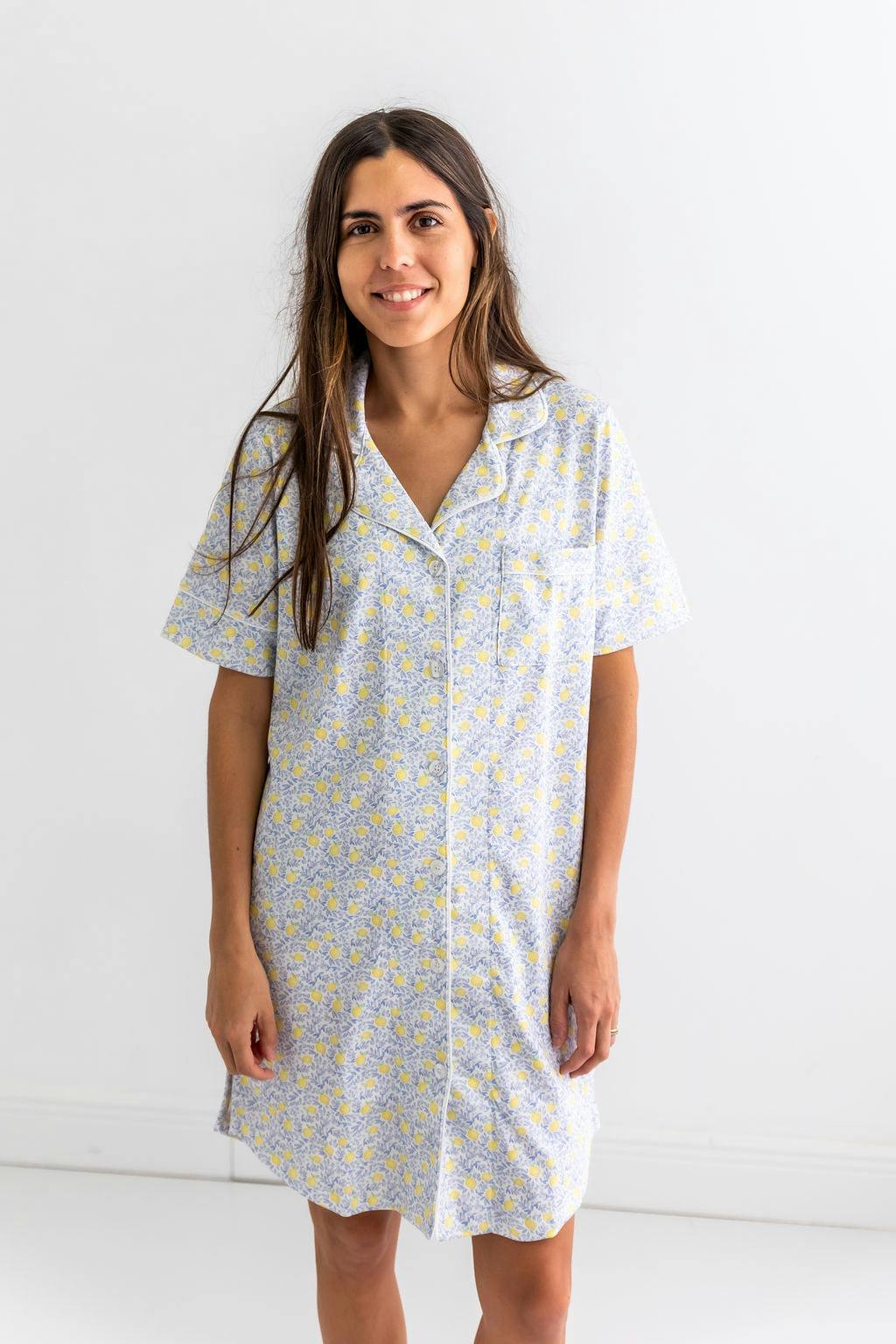 Lemons Woman's Pima Cotton Nightdress