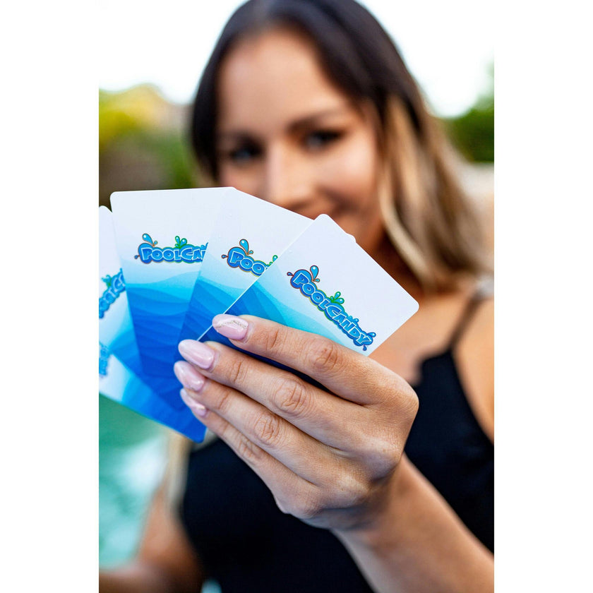 Inflatable Floating Game Table and Waterproof Playing Cards&nbsp; 28 x 28"
