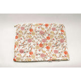 Midsummer Vine Timeless Floral Ruffle Zipper Pouch