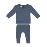 Puffed Triangle Long Sleeve Top & Pant 2-Piece Set