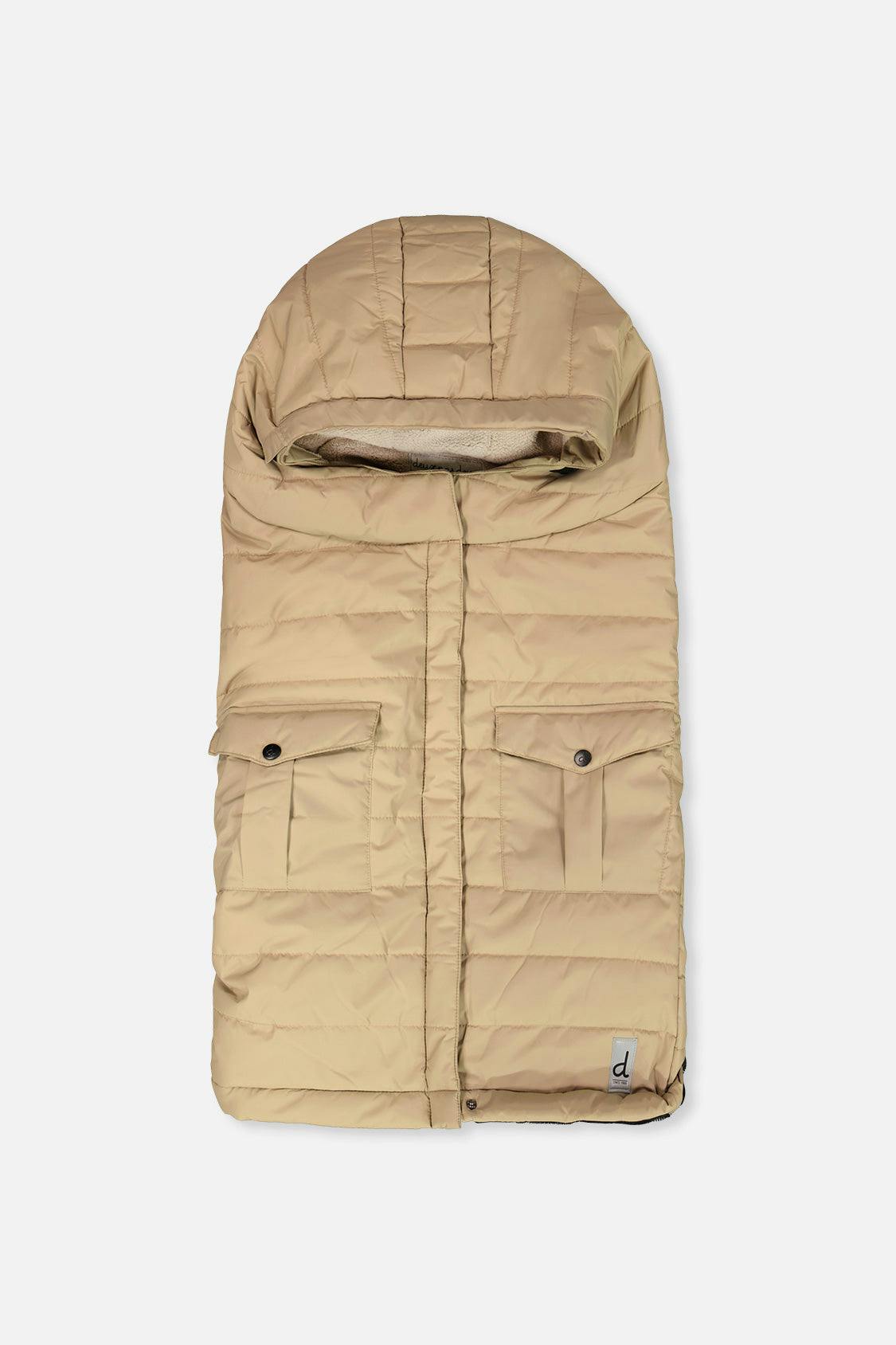 Evolutive Footmuff For Car Seats and Strollers Taupe