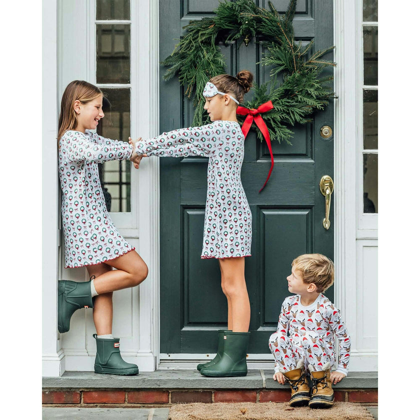 The Organic Rib Long Sleeve Dress [Fa La La]
