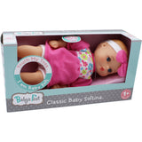 Goldberger Doll Baby's First 11" Classic Softina with Pink & Foral Jumper & Headband