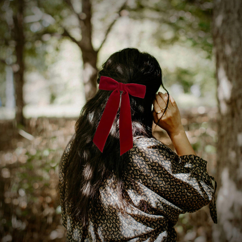 Mademoiselle Velvet Bow