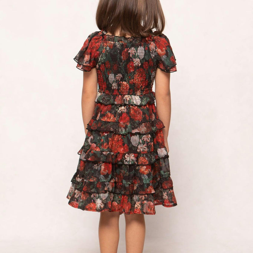 Mini Winnie Dress in Midnight Roses