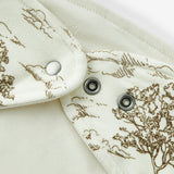 Country Toile Luxe Stretch Kerchief Bib