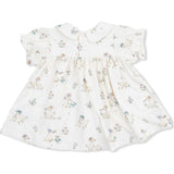 Flower Ducklings - Smocked Dress Set with Headband