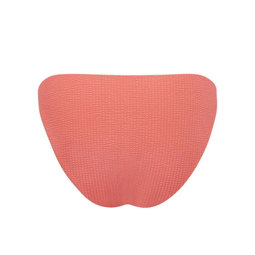 women's sailor red seersucker mid rise bikini bottom