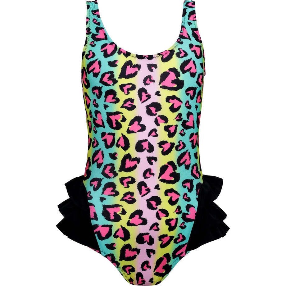 Donna Animal Print Sleeveless One-Piece Swimsuit