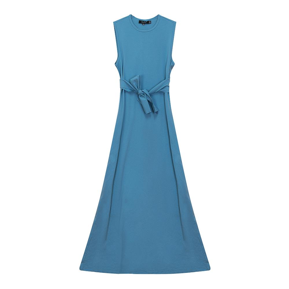 A Line Crew Neck Maxi Jumper Dress