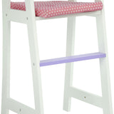 Olivia's Little World Wooden Baby Doll High Chair