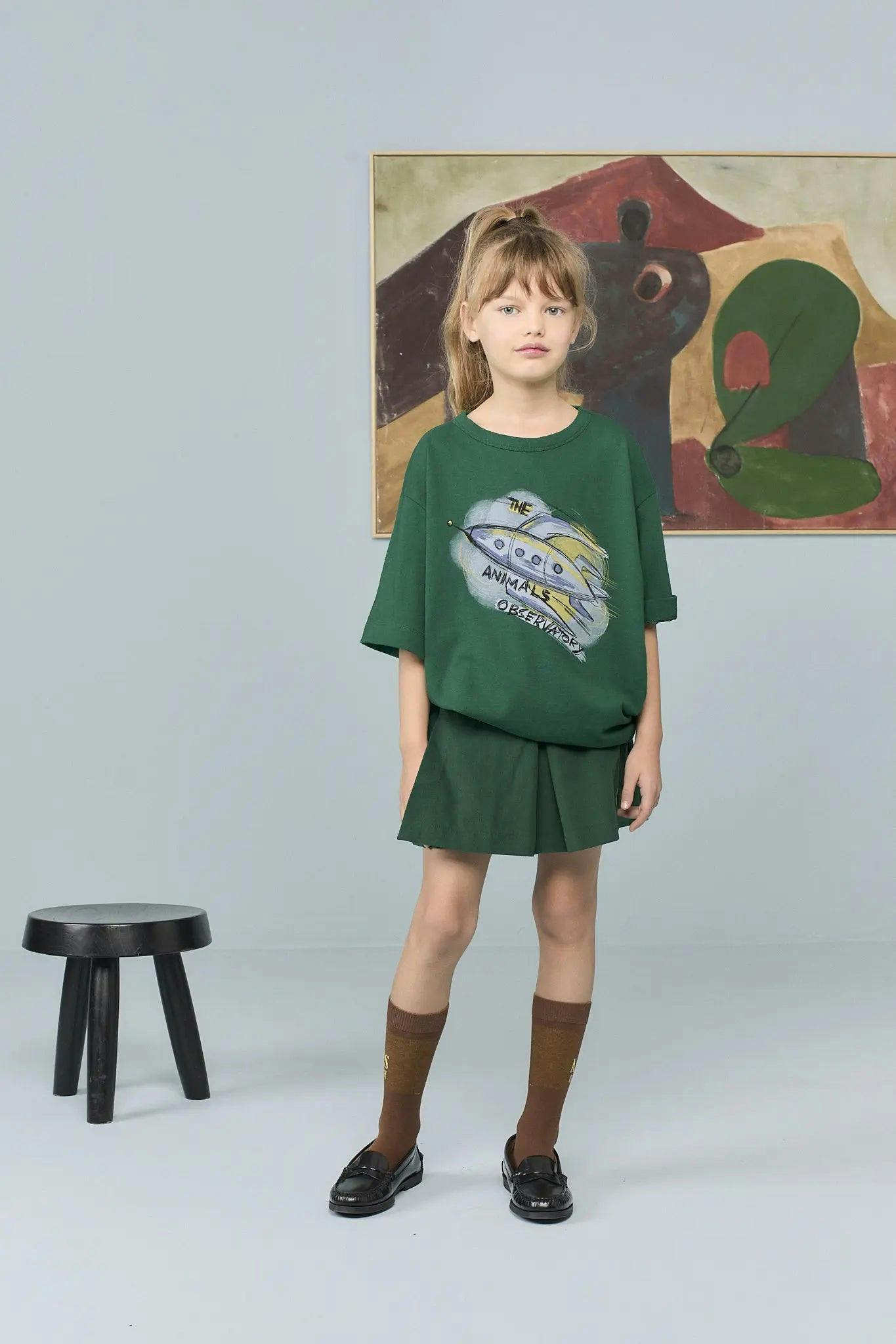 Dark Green Collie T-shirt