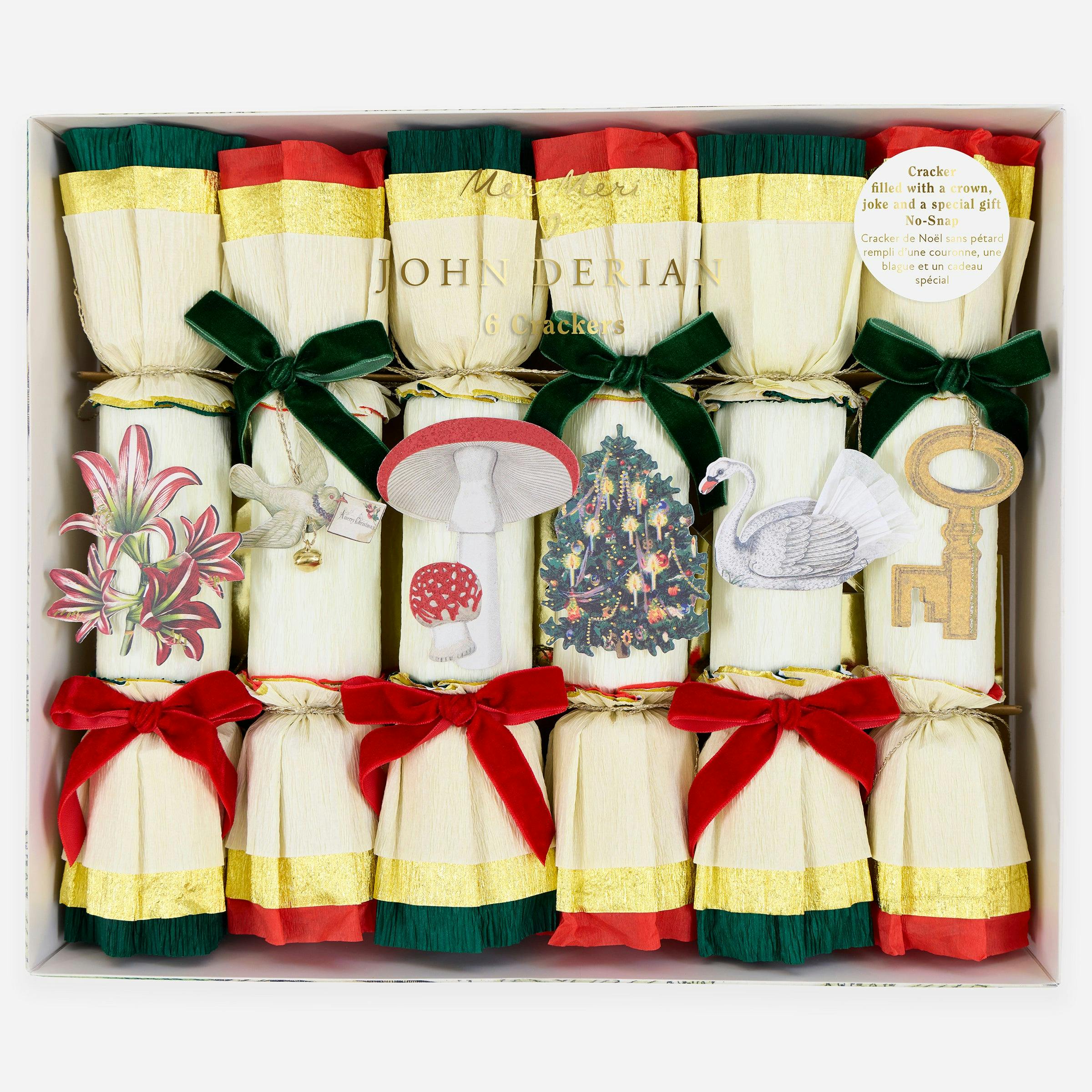 Meri Meri x John Derian Christmas Crackers