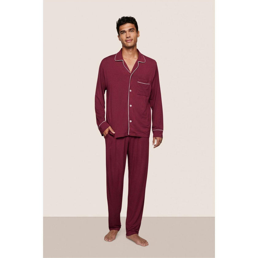 William TENCEL Modal PJ Set, Red