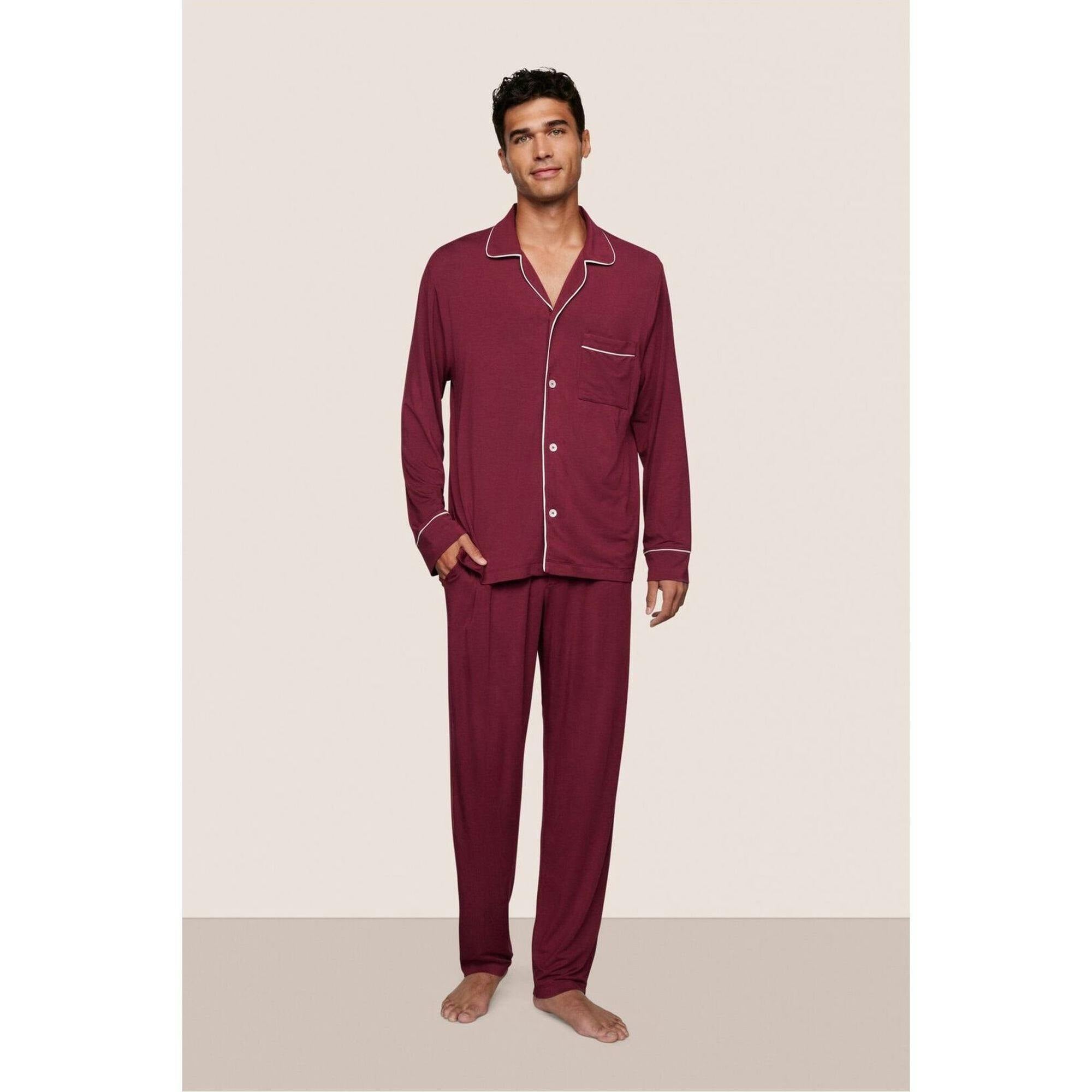 William TENCEL Modal PJ Set, Red