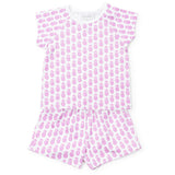 Emery Girls' Short Set - Palm Beach Pineapples