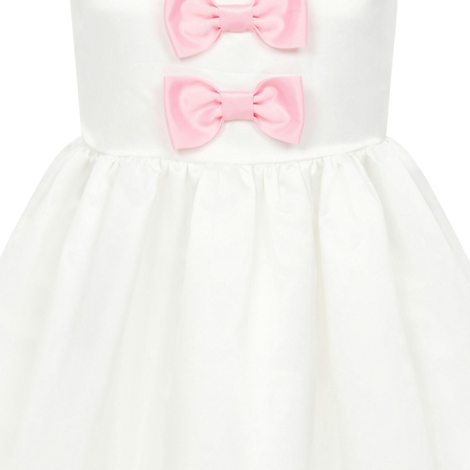 Joy Satin Bows Occasion Party Dress