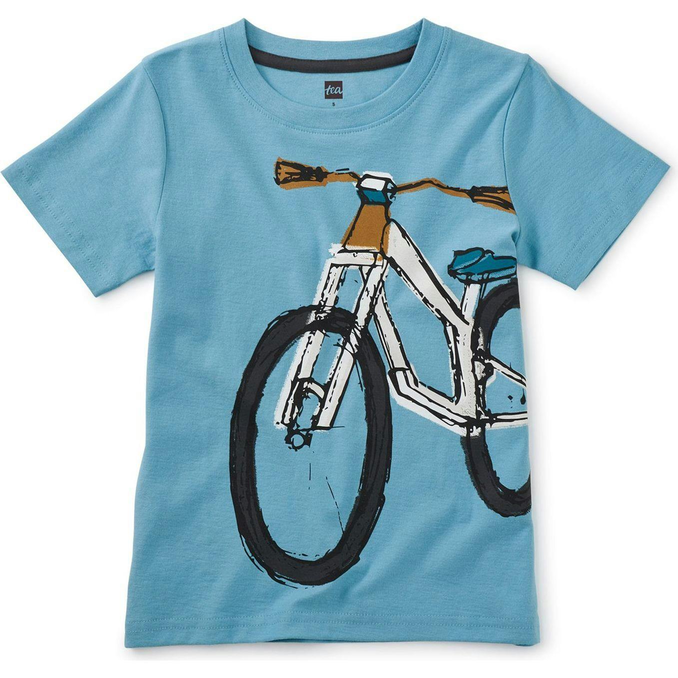 Mountain Bike Graphic Tee, Blue