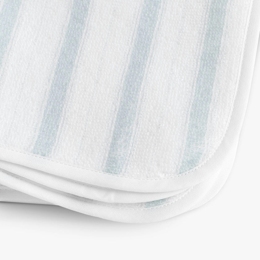 Seaside Stripes Washcloth - Ocean