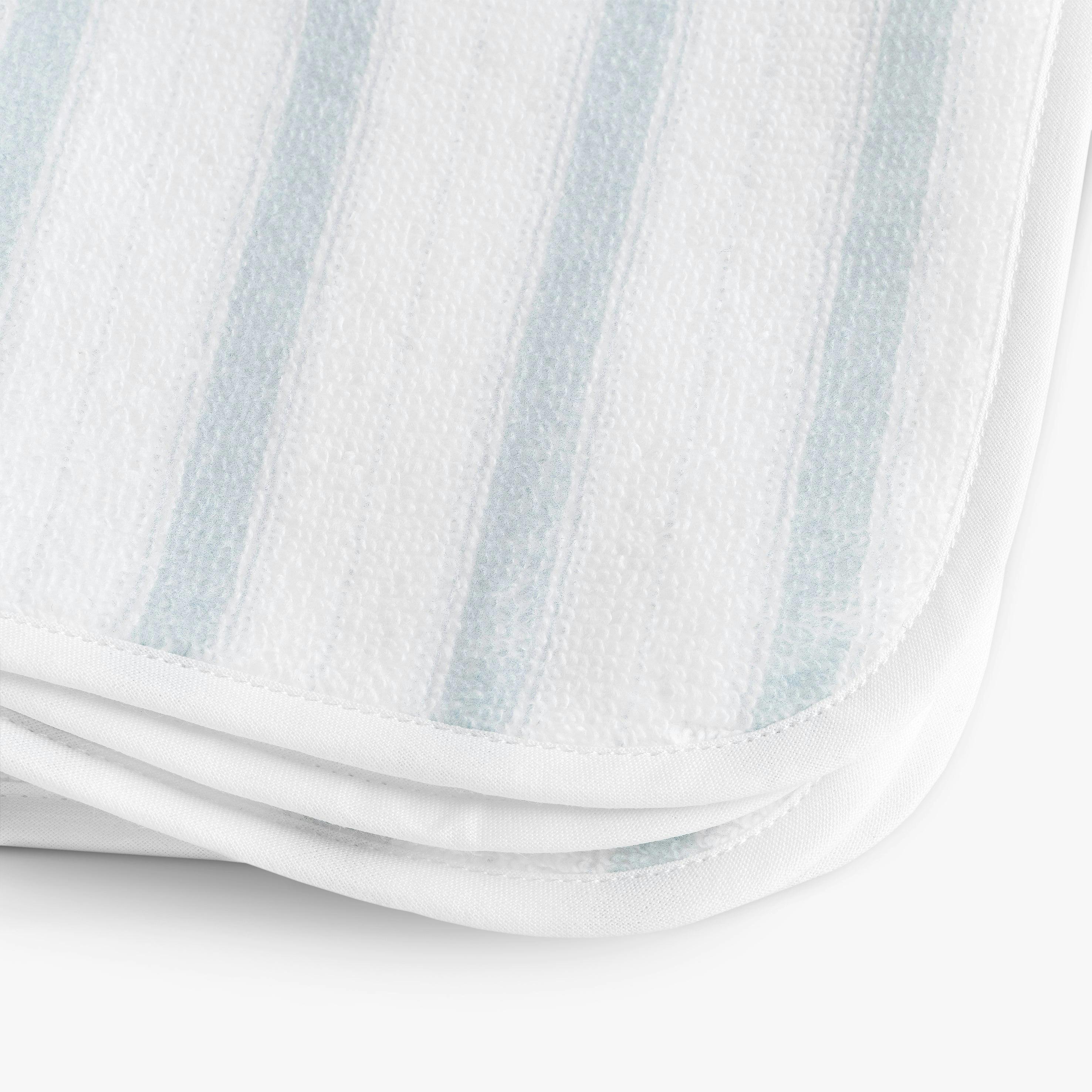 Seaside Stripes Washcloth - Ocean