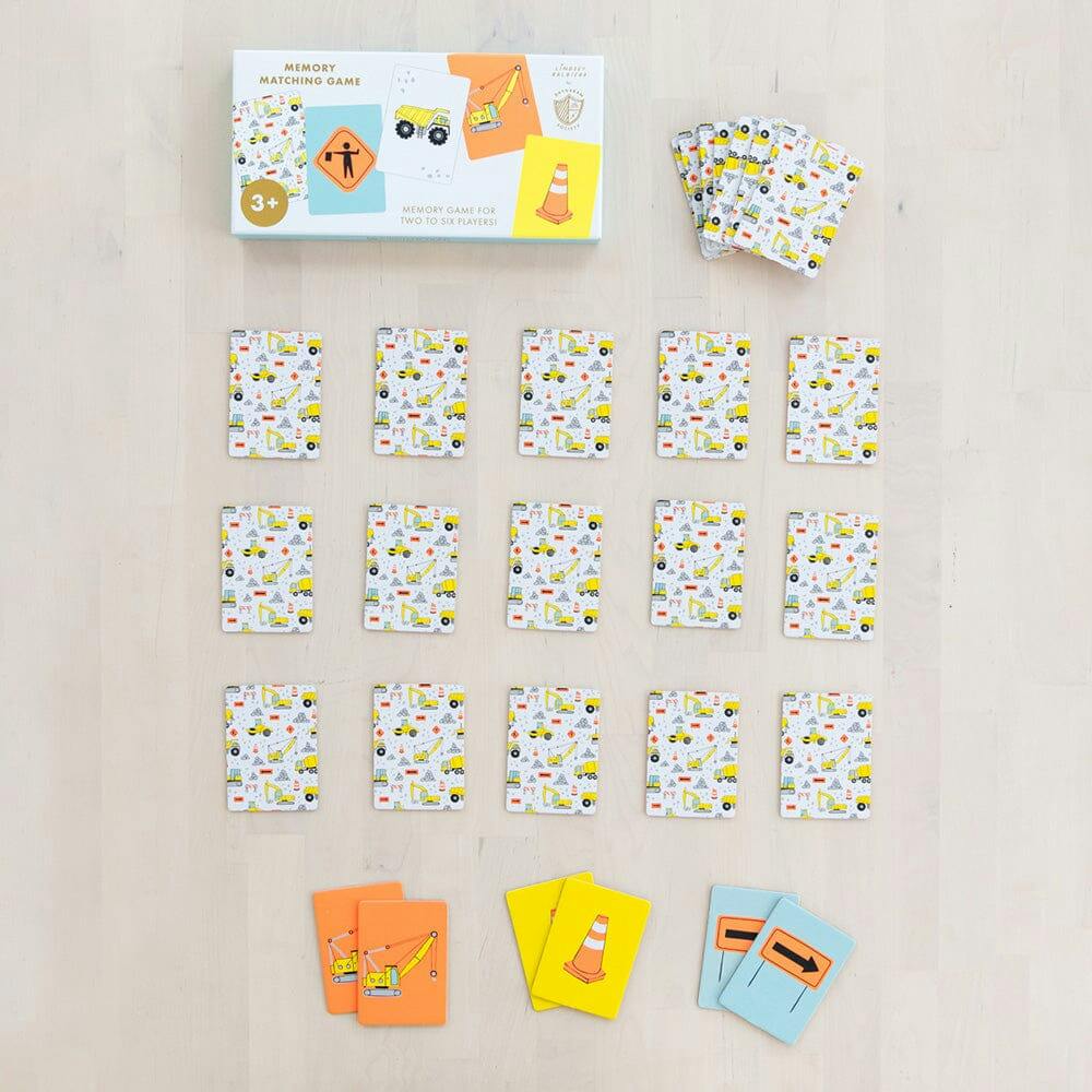 Under Construction Memory Match Game