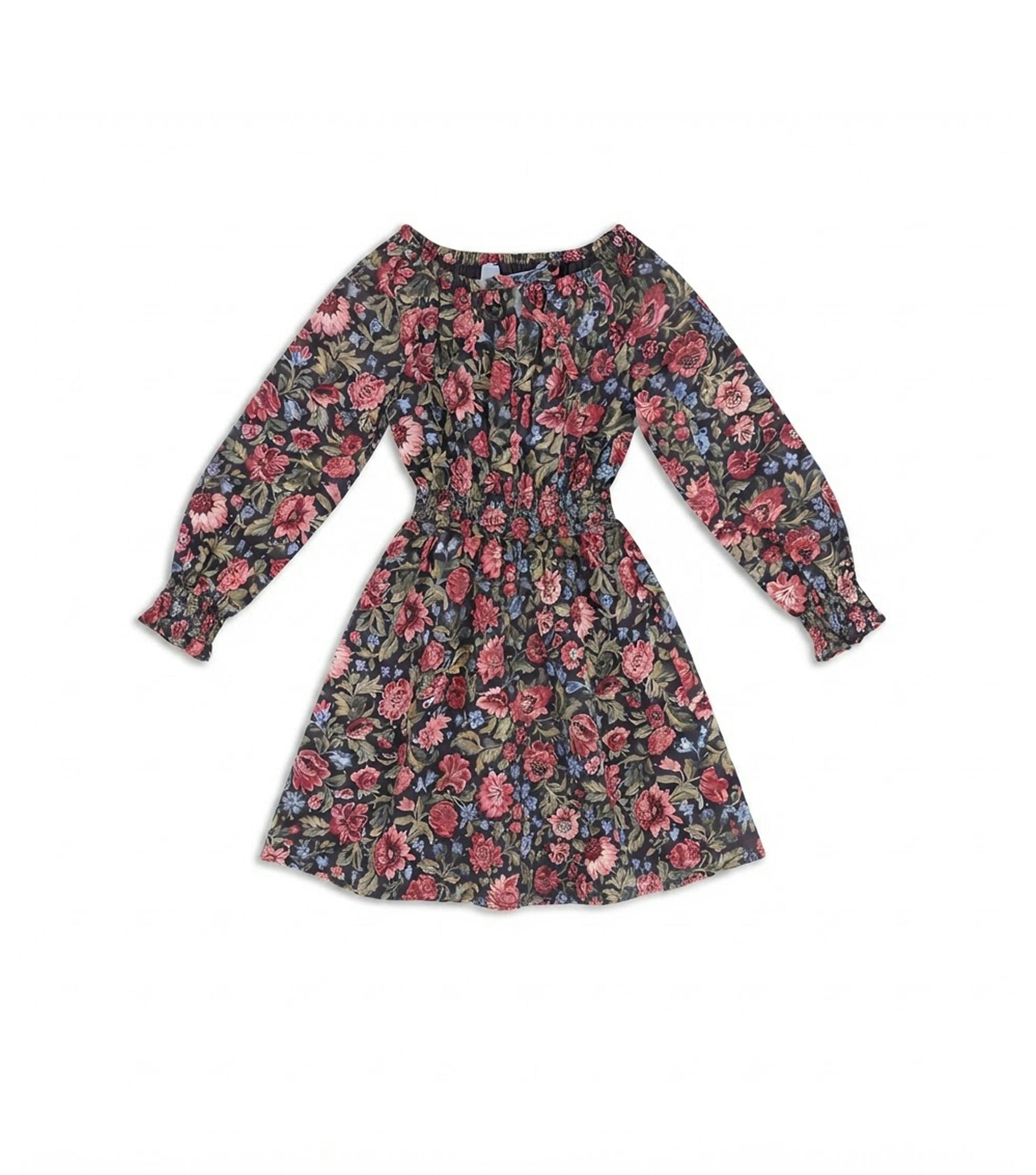 The Tiny Gretta Dress -  Jacobean Sprig