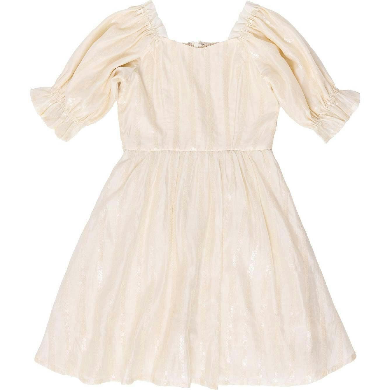 Mini Tindra Dress in Cream Sequin