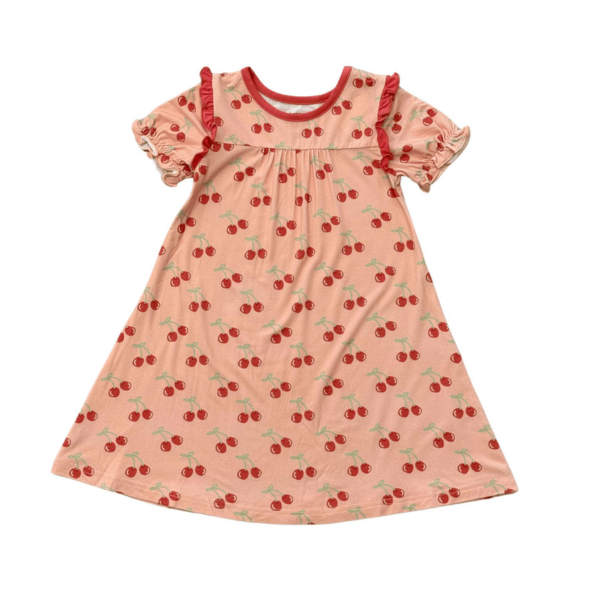 Girls Night Gown in Cherries