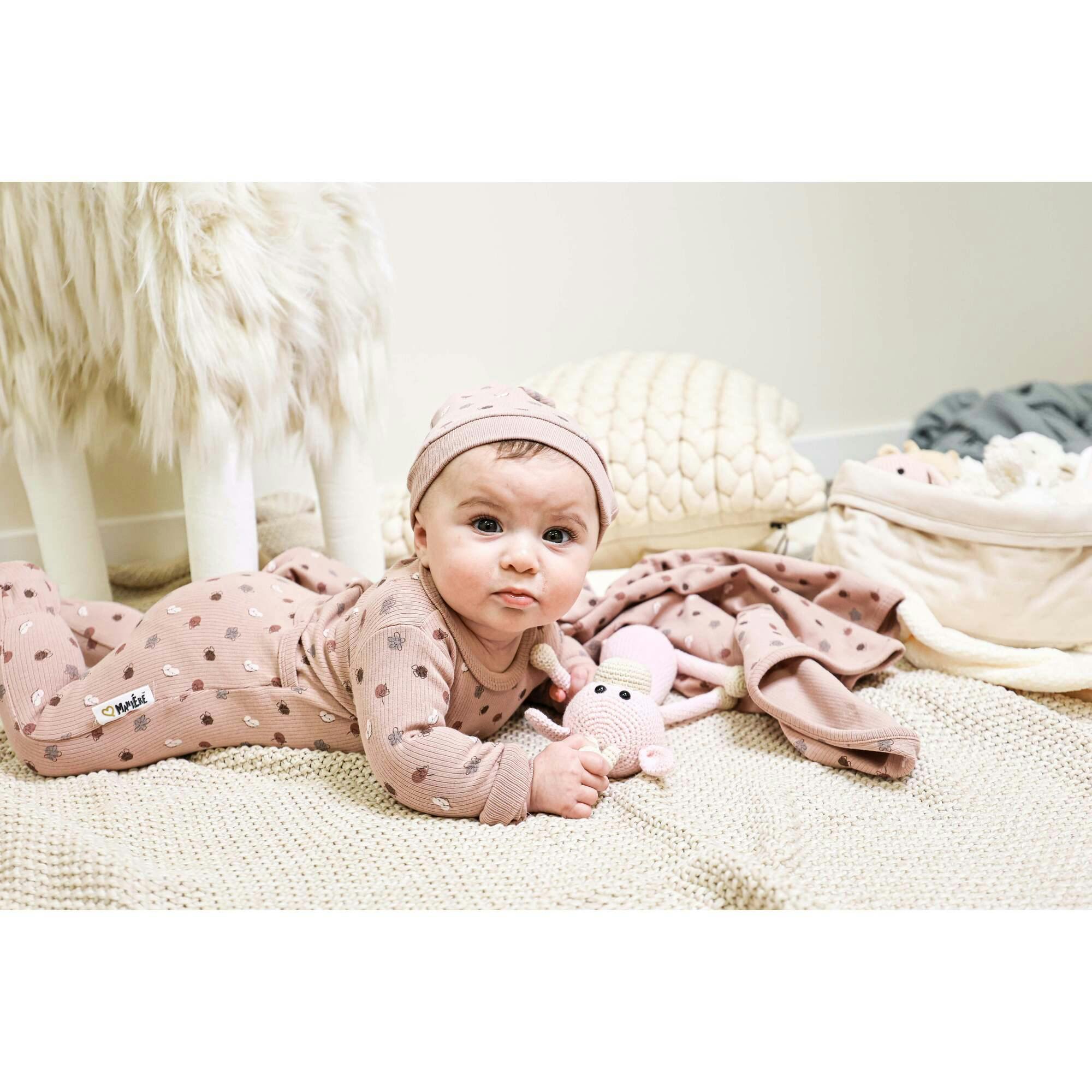 Little Leaves Long Sleeve Footie