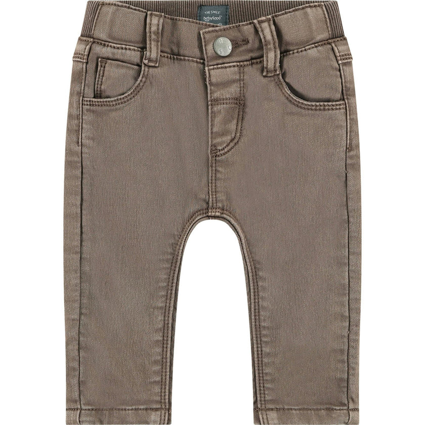 Lush Straight Cut Buttoned Jeans