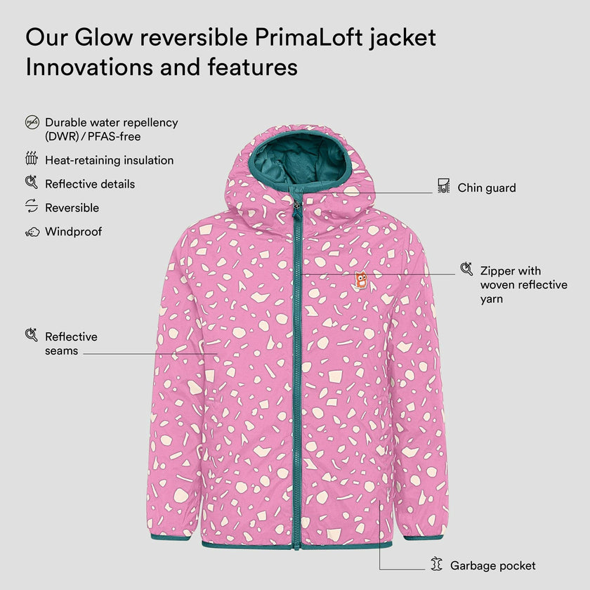 Glow reversible PrimaLoft jacket "Underground"