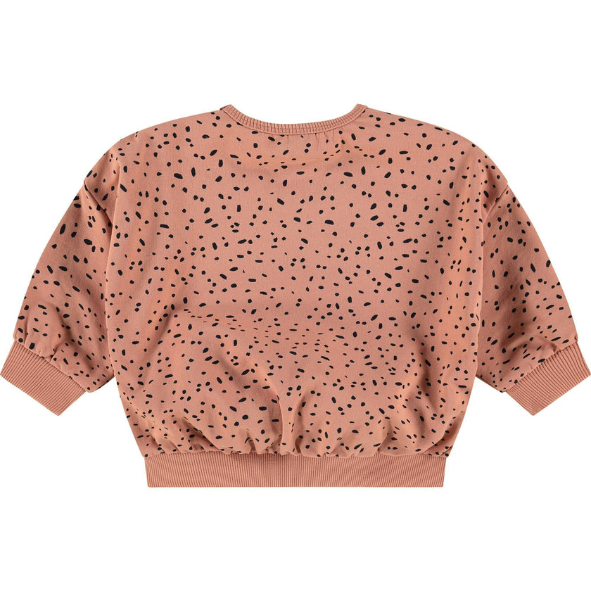 Spotted Print Sweatshirt