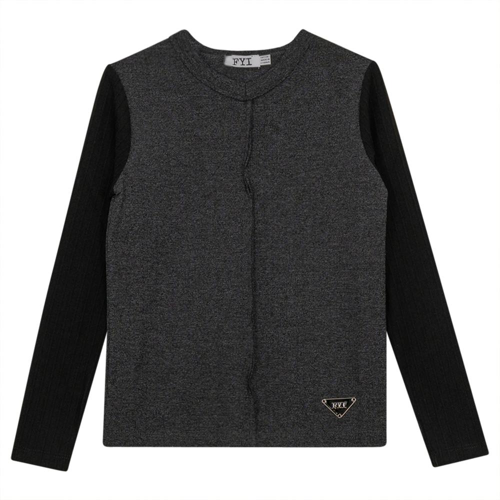 V-Neck Fine Rib Top