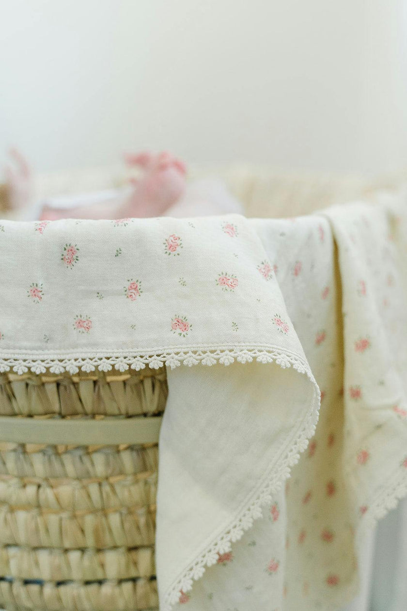 Muslin Blanket- Blush