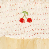 Cherry Tutu in Red Dot