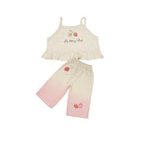 Wide-Leg Pant Set in La Berry Club