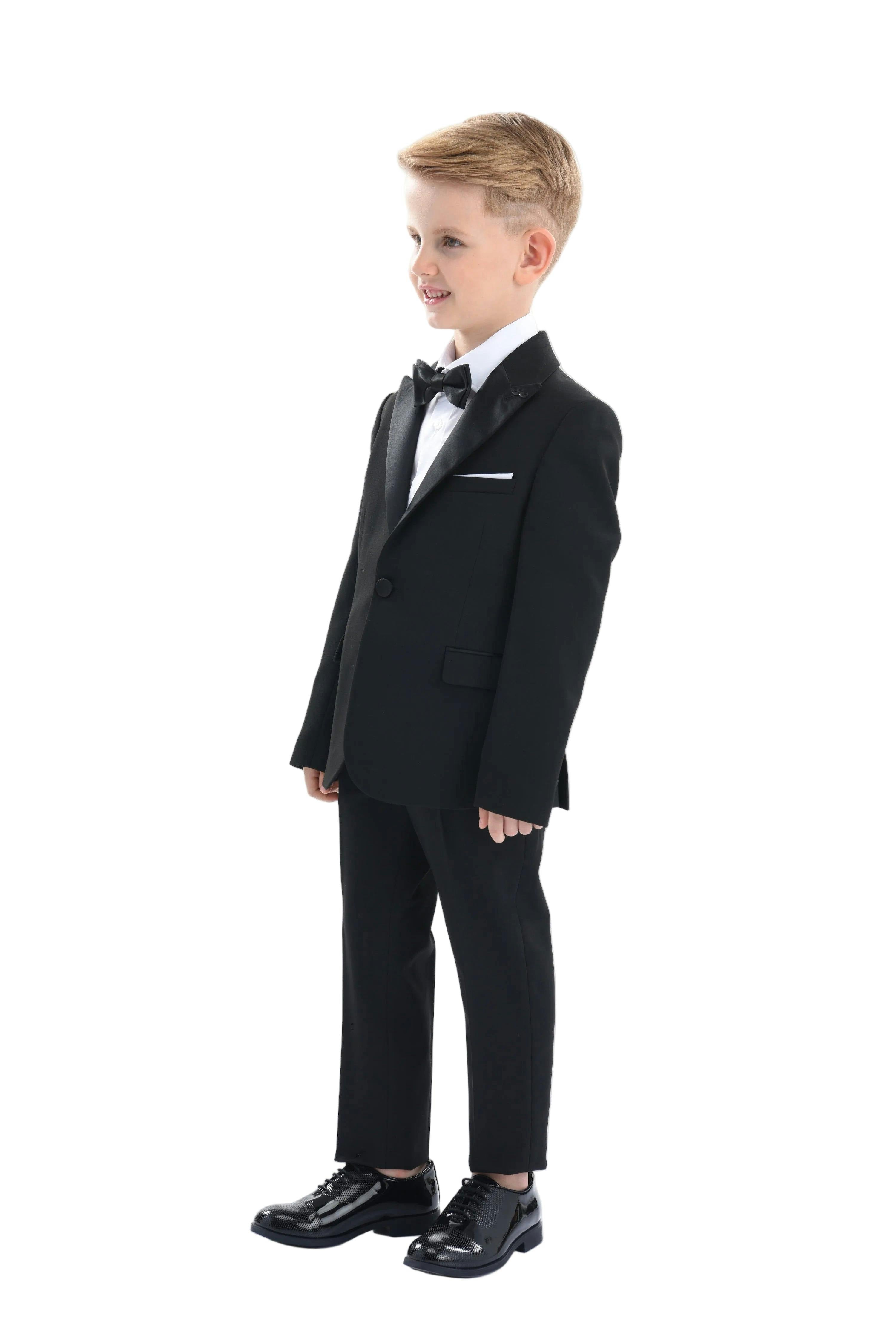 Black Peak Lapel Suit